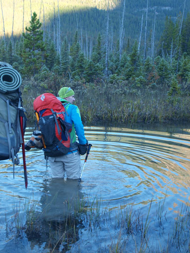 The first channel was surprisingly deep