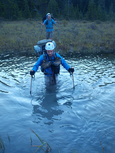 Ben enjoying the first crossing