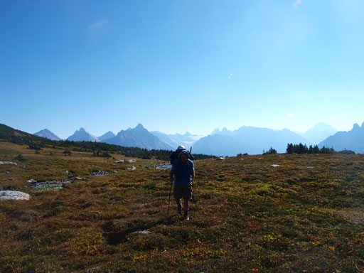 Looking back, it was quite hazy!