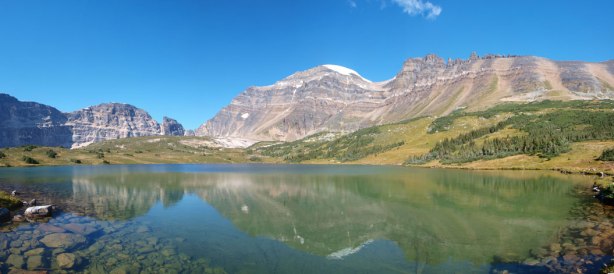The first (lower) lake
