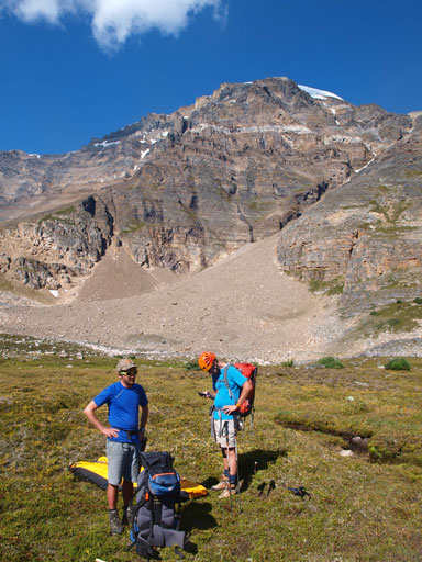 Time to set up the camp.