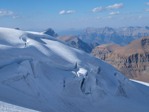 Broken ice everywhere