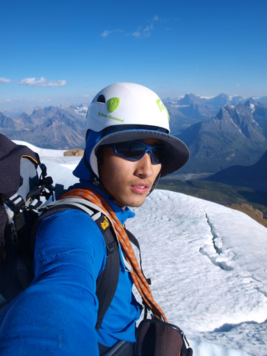 Me on the summit of Catacombs Mountain