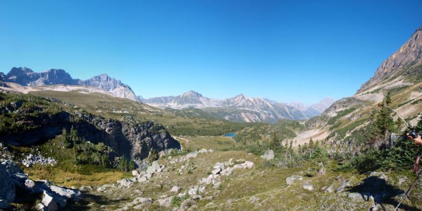 Panorama of this lovely alpine area