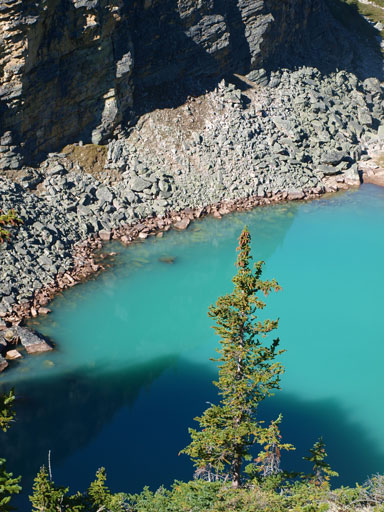 A closer look. The colour reminds me Lake O'Hara area
