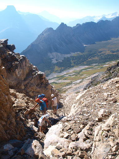 We eventually found water here. 