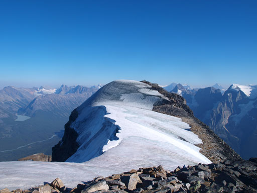 True summit seen from false summit