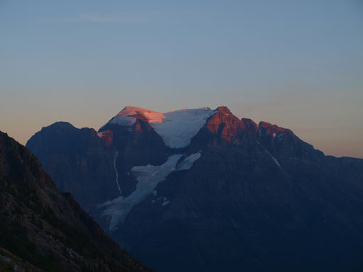 Evening glow on Mount Quincy