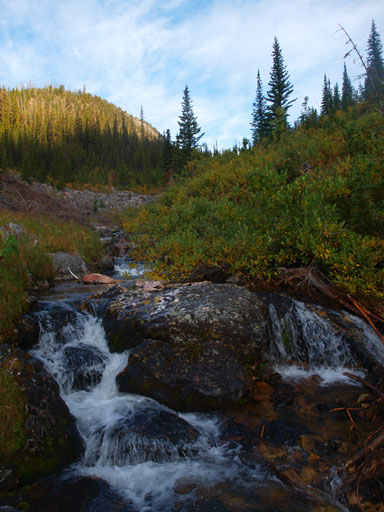 The creek is pretty neat actually