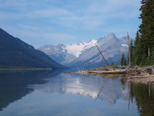 Serenity Mountain on the edge of Hooker Icefield