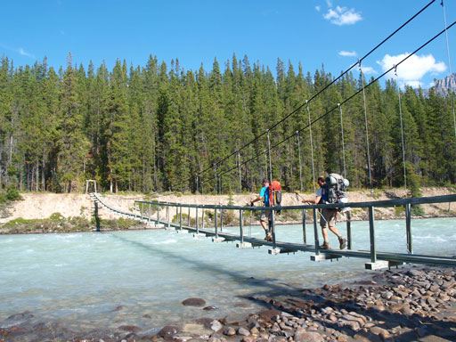 Crossing Athabasca River