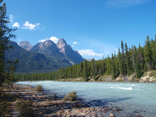 Dragon Peak and Athabasca River