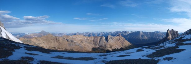 Panorama view from Richardson/Pika col
