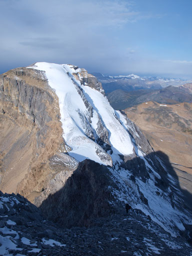 Laurens coming up Pika Peak's ridge
