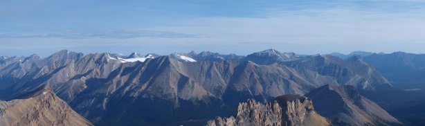 Panorama of Drummond Icefield