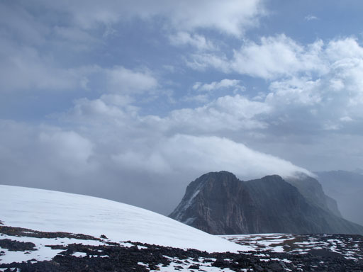 Miracle started to happen. Clouds were dissipating