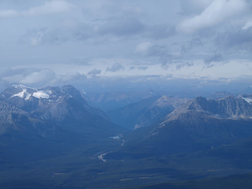 Kicking Horse Pass, with Cathedral and Stephen on its left