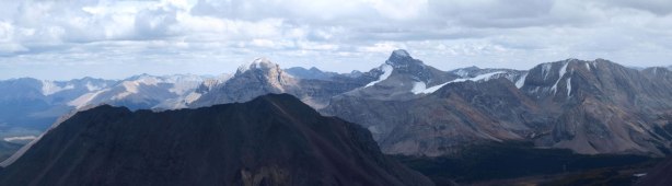 Douglas and St. Bride, with Fossil Mountain in front.
