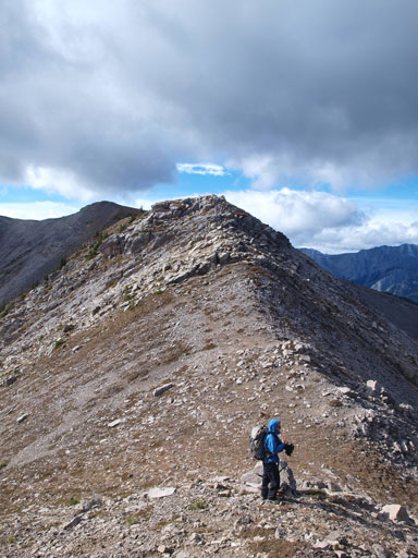 The ridge walk is as simple as it looks