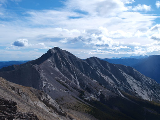 This impressive peak at the south end of Boule Range also doesn't have a name