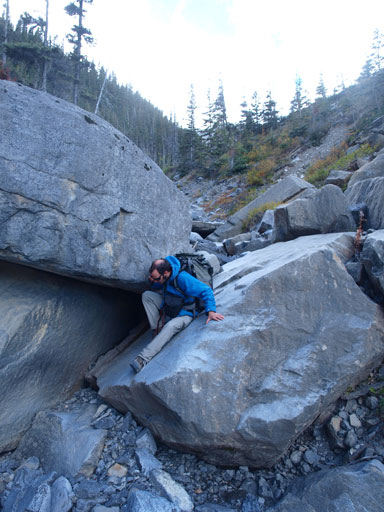 The same step. It's easily bypassed on climber's left