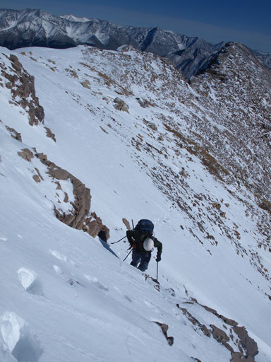 Negotiating a steep step