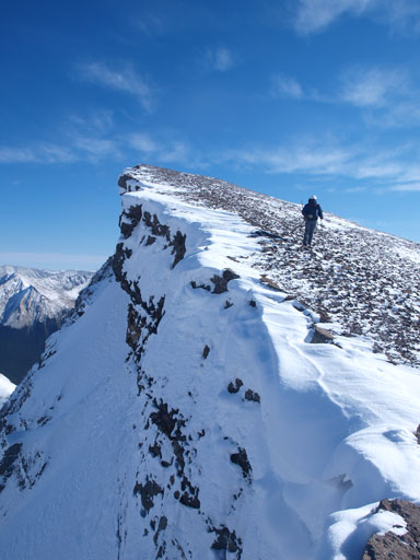 Descending from the false summit