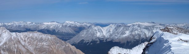 And, panorama of the NE side. Prow Mountain at center in the foreground