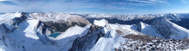 Panorama from the summit again. Click to view large size.