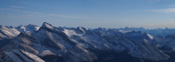 Panorama looking south. Mt. Douglas on left