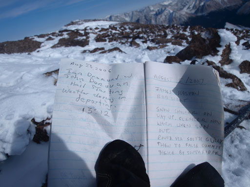 Two separate parties went up here in 2006 and 2007