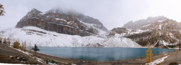 Panorama of Zigadenus Lake from our lunch spot