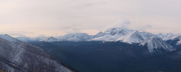 Unnamed peaks in Bare Range, looking south