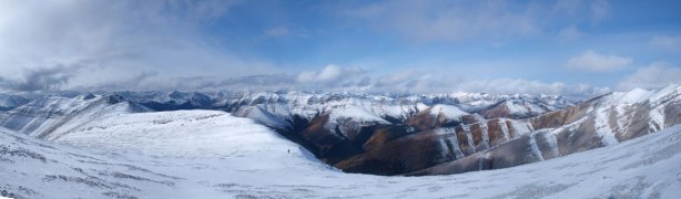 One last panorama before the clouds rolled in.