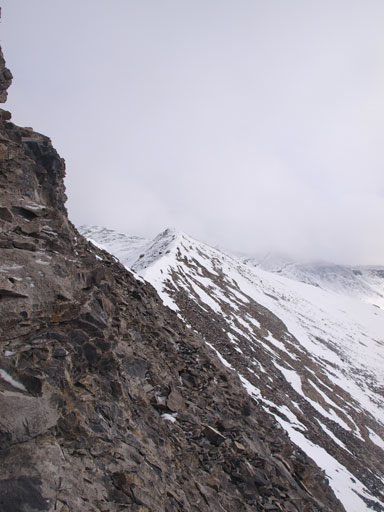 Traversing around to avoid a drop-off