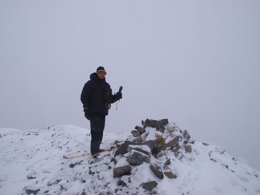 Ben on the summit