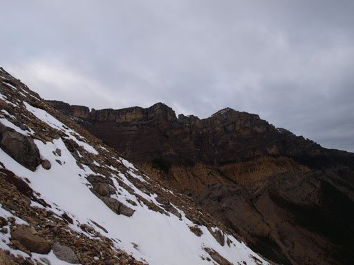 End Mountain is slowly showing up