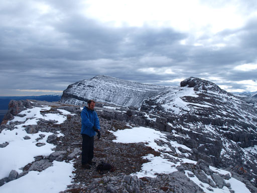 Looking back towards Association from the farthest we went on the connecting ridge.