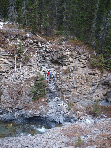 Eric exited out on the north side, while I went up the south side
