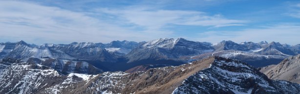 More Palliser Range. Panther Mountain right of center.