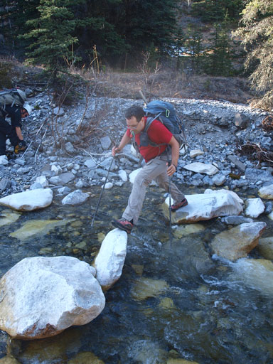 Interesting creek crossings. 