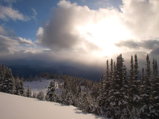 This storm was moving in fast