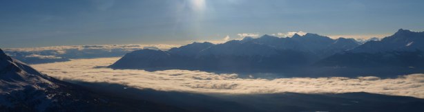 Inversion in Miette River Valley