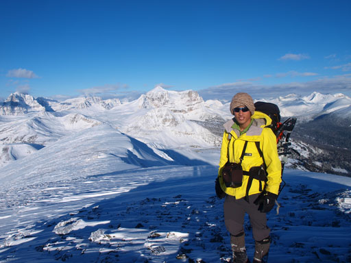 Me on the summit of Elysium Mountain