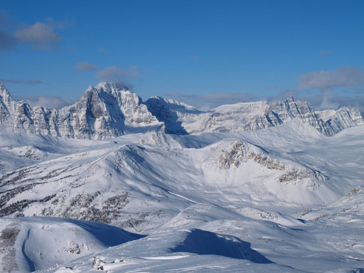 Mount Pattison is the low bump in the foreground..