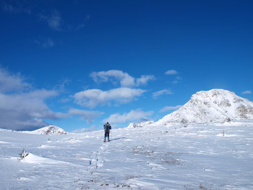 Cresting over another pass