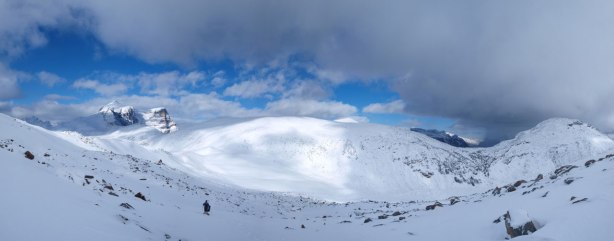 Panorama from partway down