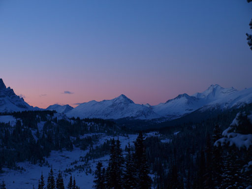 We were a bit late for evening glow