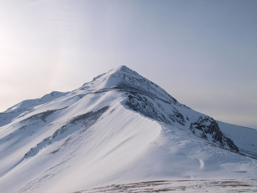 And then, we would follow this ridgeline up