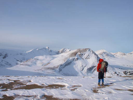 Ben soaking in the views